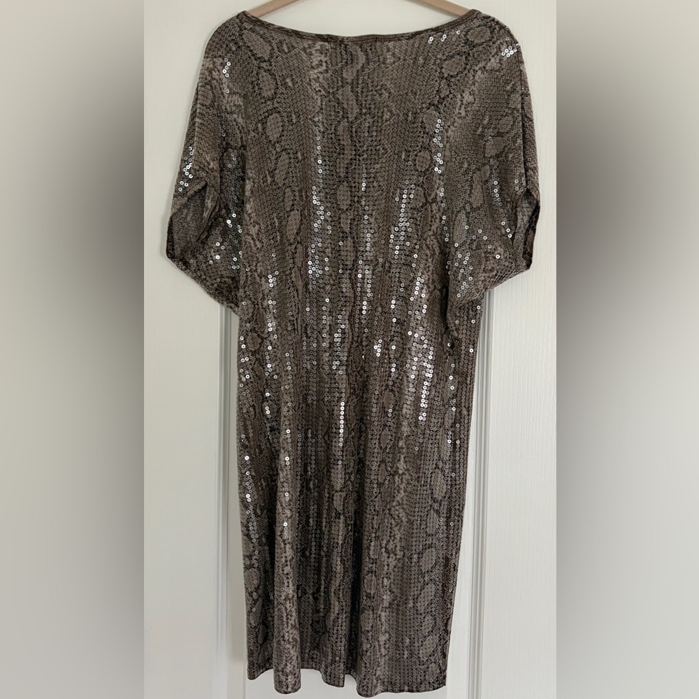 Michael KORS Snake Sequin Dress Small - Picture 4 of 11